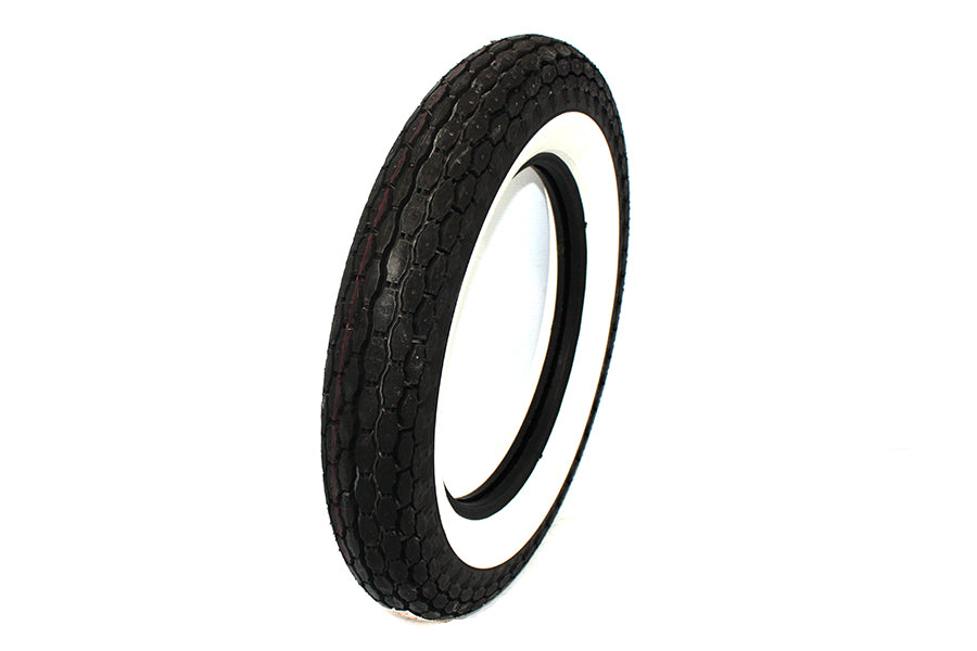 Coker Tire Replica Tire 5.00 x 16 inch Wide Whitewall - Classic Car Replacement