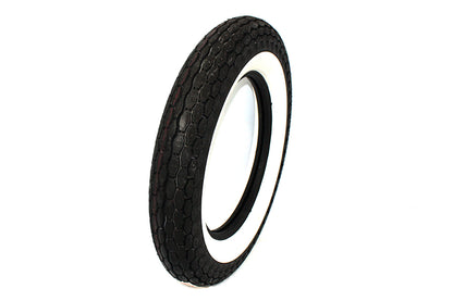 Coker Tire Replica Tire 5.00 x 16 inch Wide Whitewall - Classic Car Replacement