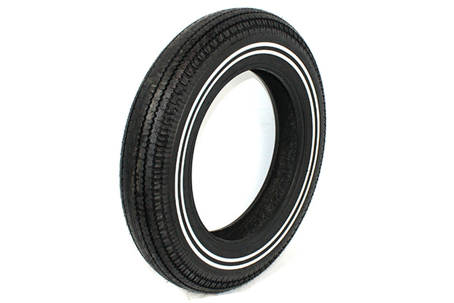 Coker Tire Replica Super Eagle 5.00 x 16 Inch Double Whitewall Tire