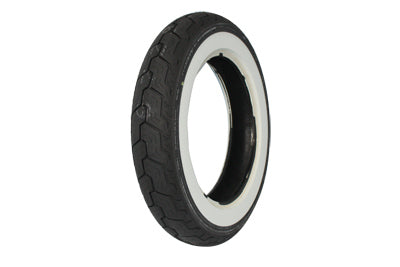 Dunlop D402 Rear Tire MT90HB X 16 inch Whitewall for Harley Davidson FXST (Part #3019-91)