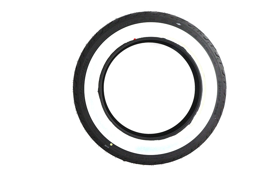 Dunlop D402 Rear Tire MT90HB X 16 inch Whitewall for Harley Davidson FXST (Part #3019-91)
