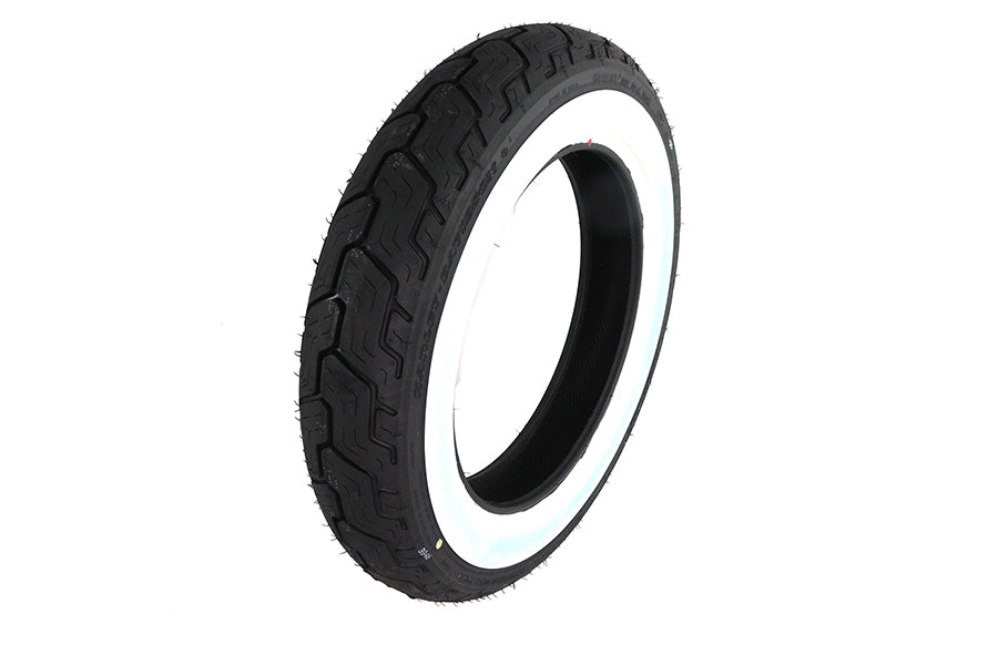 Dunlop D402 Rear Tire MT90HB X 16 inch Whitewall for Harley Davidson FXST (Part #3019-91)