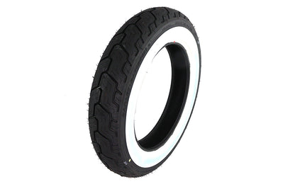 Dunlop D402 Rear Tire MT90HB X 16 inch Whitewall for Harley Davidson FXST (Part #3019-91)