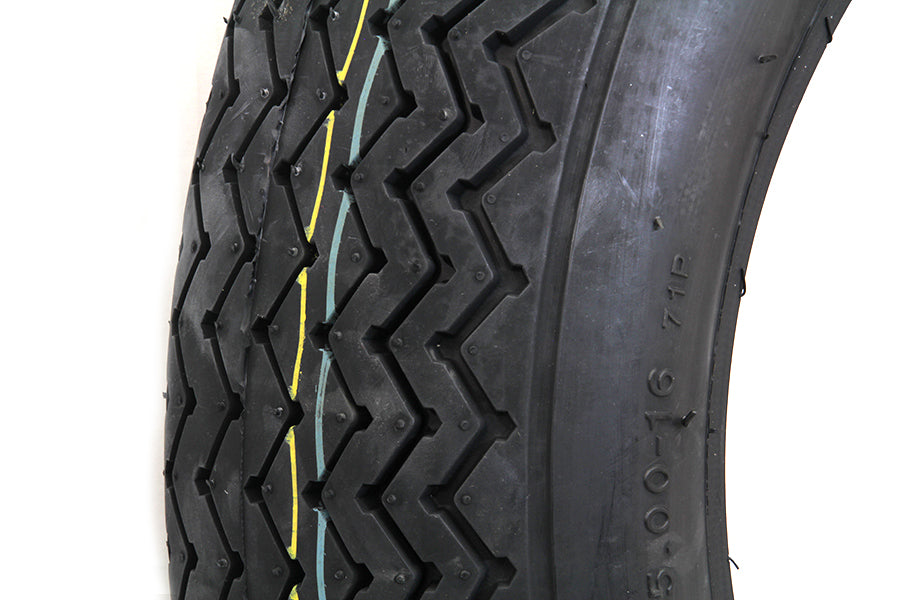 Coker Tire Firestone Replica 5.00 x 16 Inch Indian Script Tire