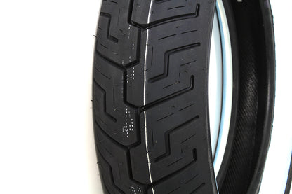 Dunlop D401 150/80B x 16 inch Rear Wide Whitewall Motorcycle Tire for Harley Davidson XL