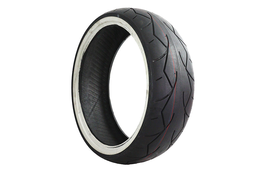 Vee Rubber 180/50R X 18 Inch Whitewall Tire - Quality Replacement for Classic and Modern Vehicles