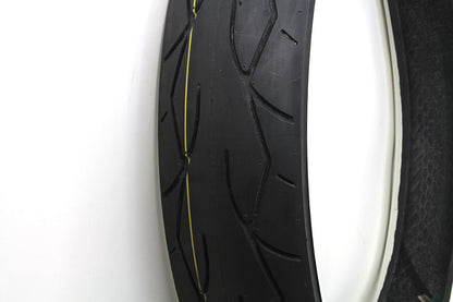 Vee Rubber 120/70H X 21 Inch Whitewall Tire - Classic Style with Reliable Performance