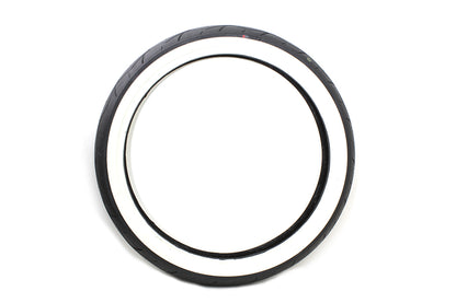 Vee Rubber 120/70H X 21 Inch Whitewall Tire - Classic Style with Reliable Performance