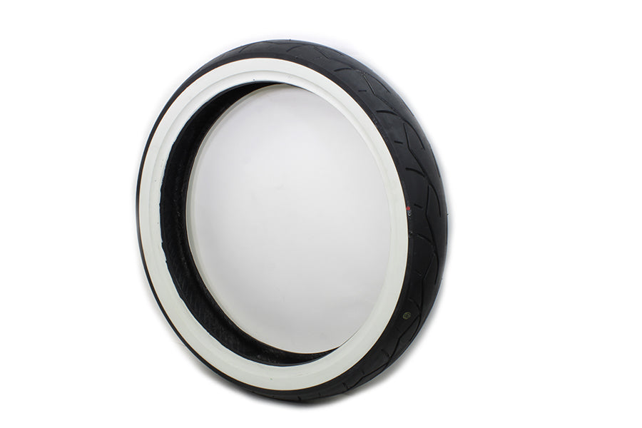 Vee Rubber 120/70H X 21 Inch Whitewall Tire - Classic Style with Reliable Performance