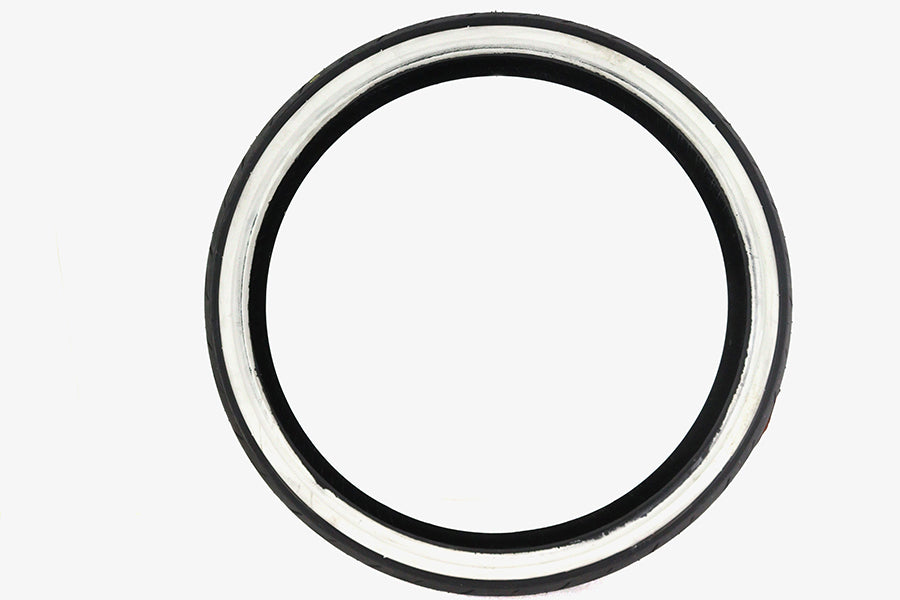 Vee Rubber 130/50X23 Inch Whitewall Tire - Classic 27-Inch Outer Diameter
