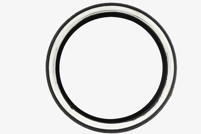 Vee Rubber 130/50X23 Inch Whitewall Tire - Classic 27-Inch Outer Diameter