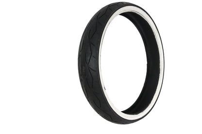 Vee Rubber 130/50X23 Inch Whitewall Tire - Classic 27-Inch Outer Diameter