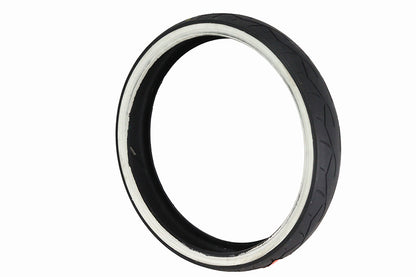 Vee Rubber 130/50X23 Inch Whitewall Tire - Classic 27-Inch Outer Diameter