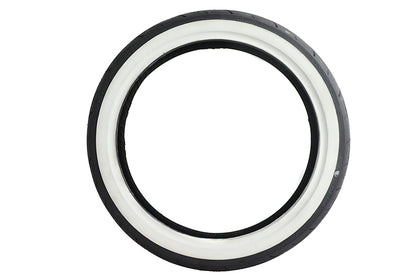 Vee Rubber 130/70H X 18 Inch Whitewall Tire with 1 Inch Whitewall Width