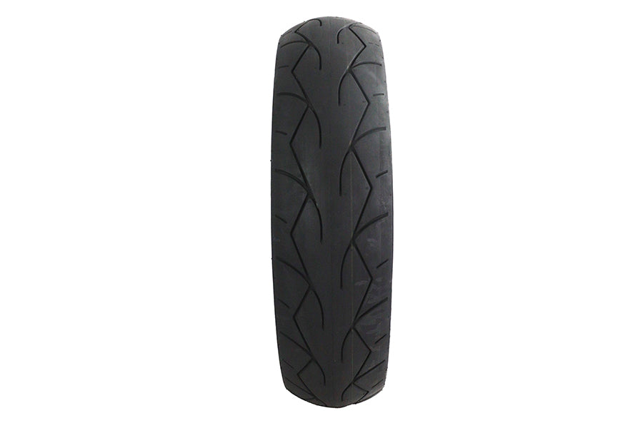Vee Rubber 130/70H X 18 Inch Whitewall Tire with 1 Inch Whitewall Width