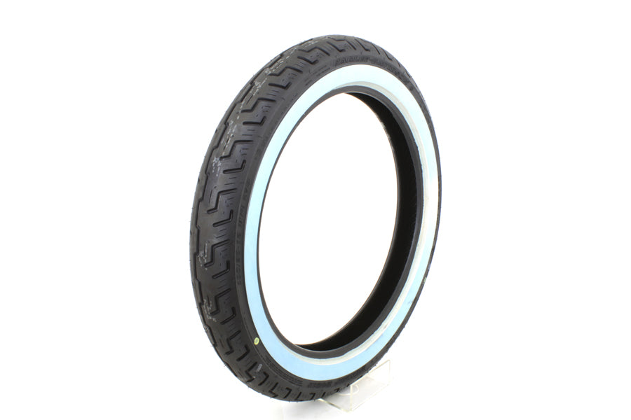 Dunlop D401 100/90H X 19 inch Front Wide Whitewall Tire for Harley Davidson XL