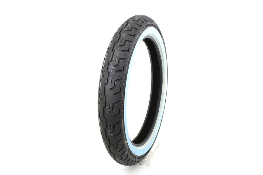 Dunlop D401 100/90H X 19 inch Front Wide Whitewall Tire for Harley Davidson XL