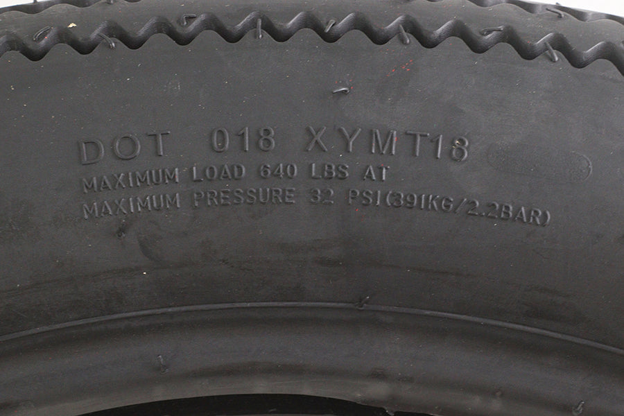 V-Twin Beck 4.50 x 19 Inch Black Tube Type Front or Rear Tire for Harley Davidson WL