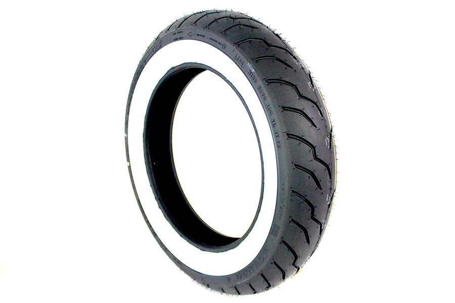 Dunlop American Elite MT90B16 Front Wide Whitewall Tire, Part Number 0305-0395