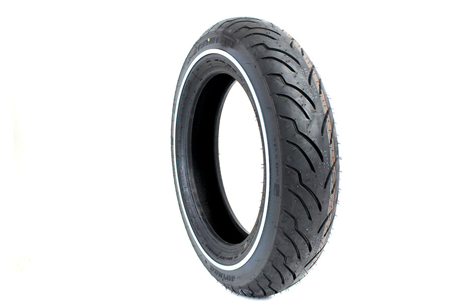 Dunlop American Elite MT90B16 Narrow White Stripe Rear Tire for Harley Davidson FXST and FXSTSB Models