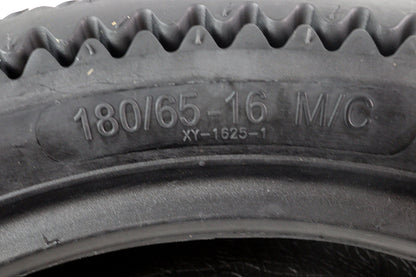 V-Twin Beck 180/65 x 16 inch Replica Tire in Black for Restoration