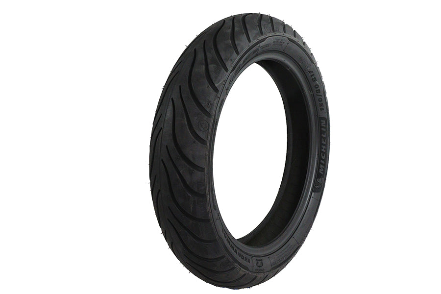 Michelin Commander III 130/80 B17 Front Touring Tire - Durable Casing and Enhanced Stability