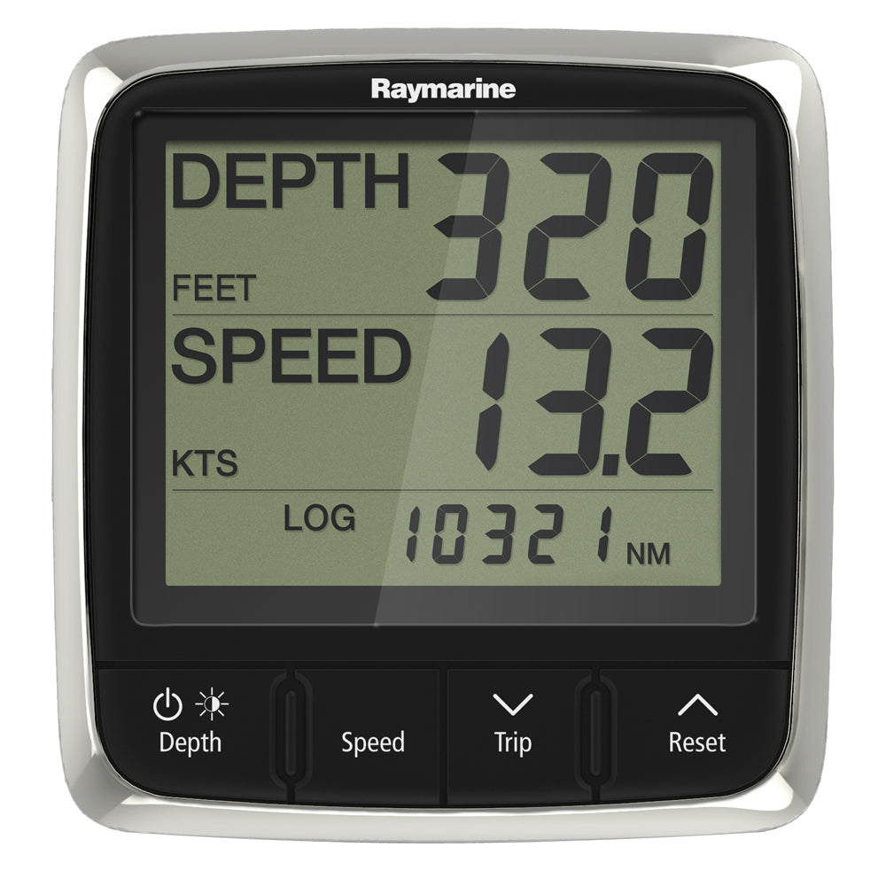 Raymarine i50 Tridata Display – Marine Instrument with Speed and Depth Functions