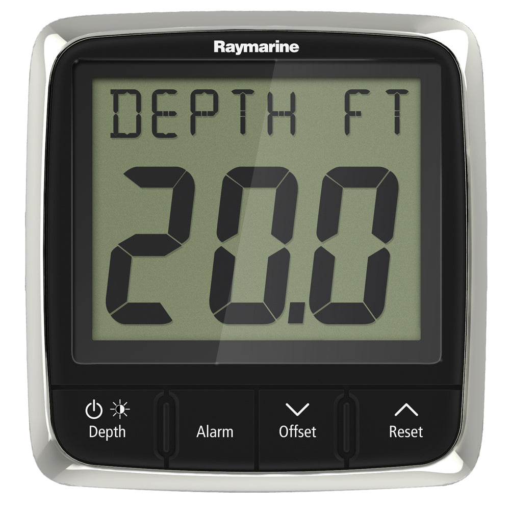 Raymarine i50 Depth Display - SeaTalkng Marine Instrument with Large LCD and Night Visibility