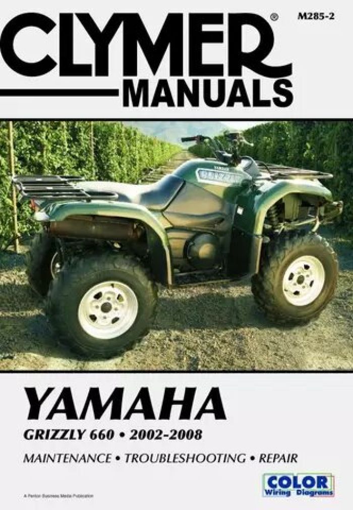CLYMER Yamaha Grizzly Service Manual (Part Number: CM2852)