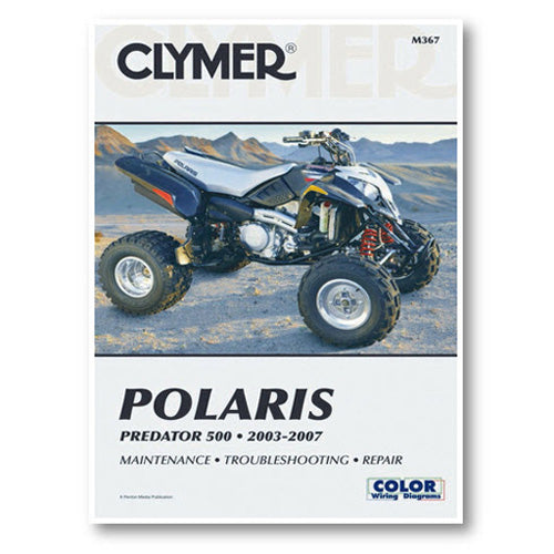Clymer Polaris Predator Manual (Part Number CM367) for Maintenance and Repairs
