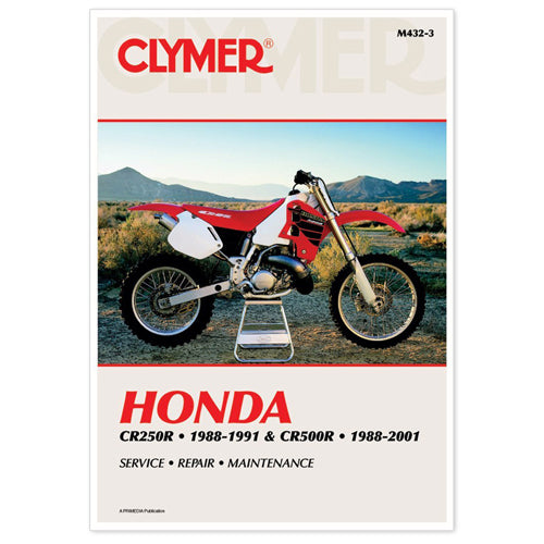 CLYMER Honda CR250R (1988-1991) & CR500R (1988-2001) Service Manual - Part CM4323