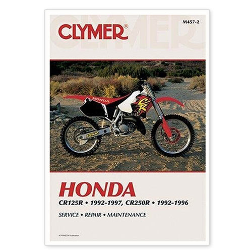 CLYMER Service Manual for Honda CR125 (92-97) and CR250R (92-96) – Part Number CM4572