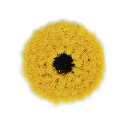 Shurhold 3207 Soft Buffing Brush for Dual Action Polisher - 6-1/2 inch yellow polystyrene fibers