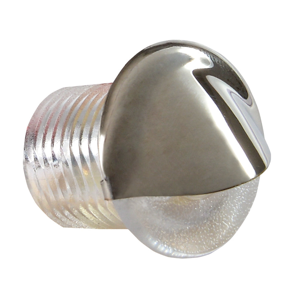 Lumitec Aruba Courtesy Light with Polished Stainless Steel Finish - Red Non-Dimming