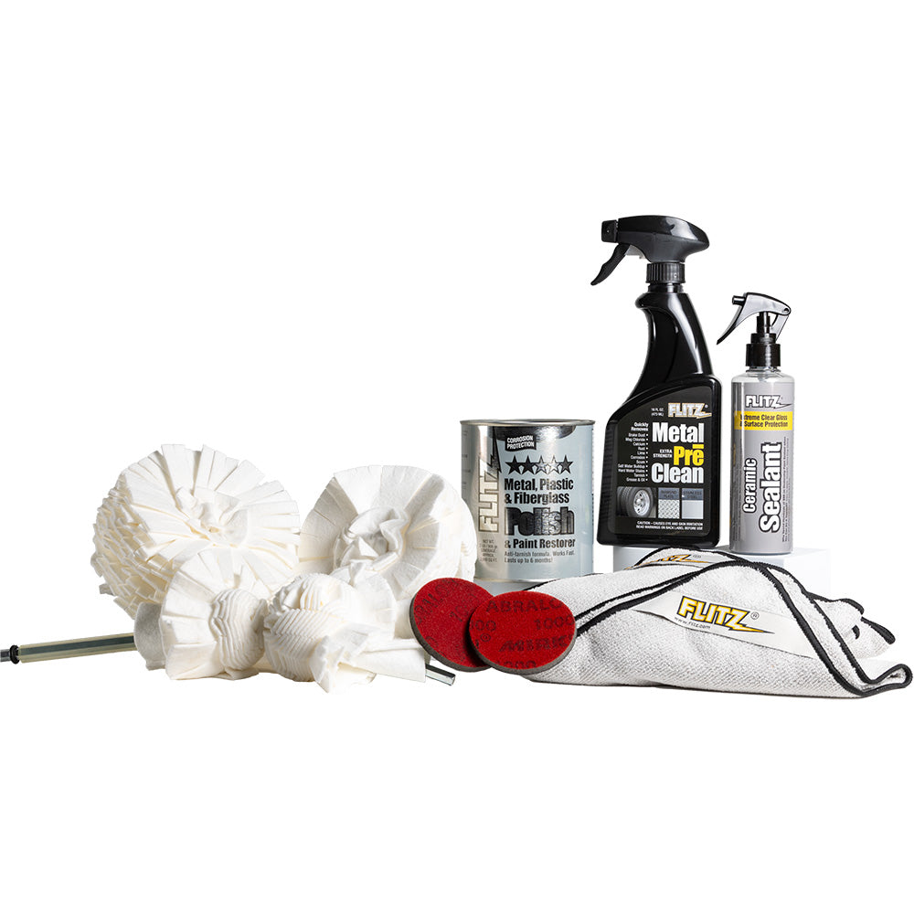 Flitz Detailers Choice Kit PDK 25503 for Vehicle and Surface Restoration