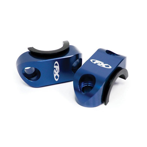 Factory Effex FX Rotating Bar Clamp Kit (2 Clamps) in Blue - Part #12-36710