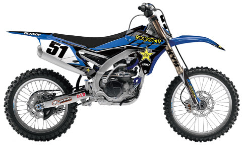Factory Effex FX 16 Rockstar Complete Shroud, Trim, and Lower Fork Graphic Kit - Part #19-07212
