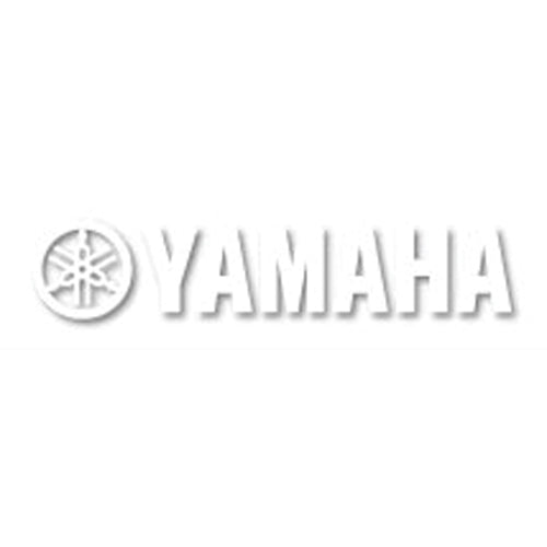Factory Effex 06-94212 Yamaha 2015 1-Inch White Die-Cut Sticker Kit