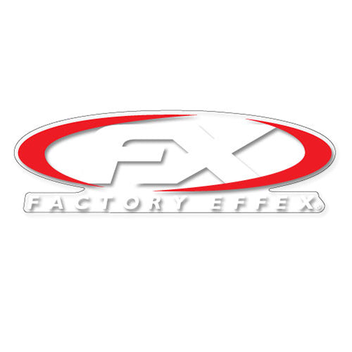 FACTORY EFFEX FX 2015 Promo Stickers FX (Red) 22" Biggie - Custom Motorcycle Graphics Kit