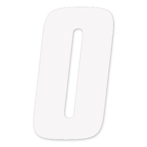 Factory Effex FX 2015 Numbers Kit - 4-inch White for Custom Motorcycle Graphics