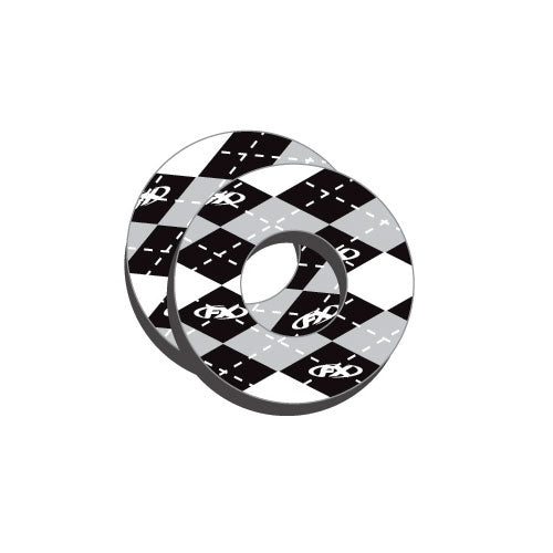 Factory Effex FX 2015 Grip Donuts - Argyle Moto Grip Donuts (Part #10-67912)