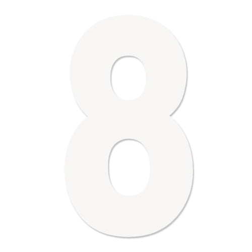 Factory Effex FX 2015 Numbers Pro 4" White – Set of 8