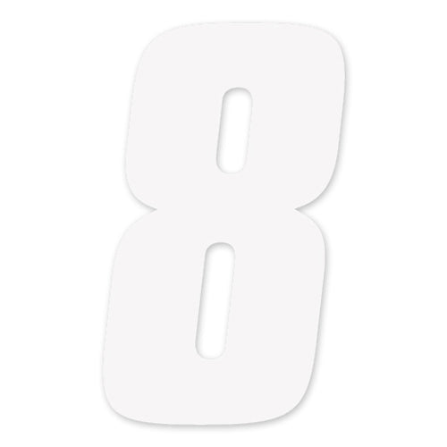 Factory Effex FX 2015 Numbers Factory 4-inch White Set – Model 08-90018