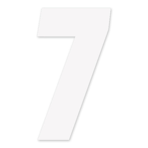 Factory Effex FX 2015 Numbers 6-Inch White Set - Easy-to-Read Motorcycle Number Graphics