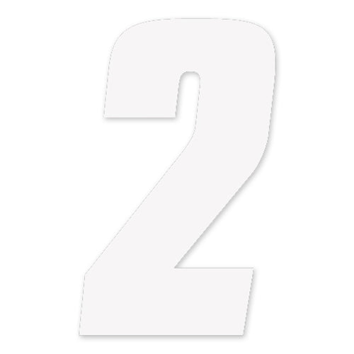 Factory Effex FX 2015 Numbers Factory 7-Inch White Set Part #08-90092