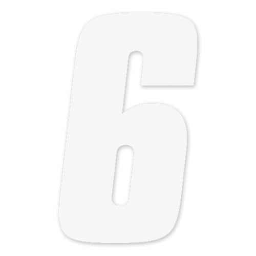 Factory Effex FX 2015 Numbers Set – 7-inch White Numbers for Custom Motorcycle Styling