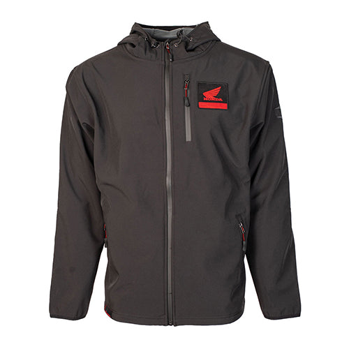 Factory Effex Honda Soft-Shell Jacket in Charcoal – XL
