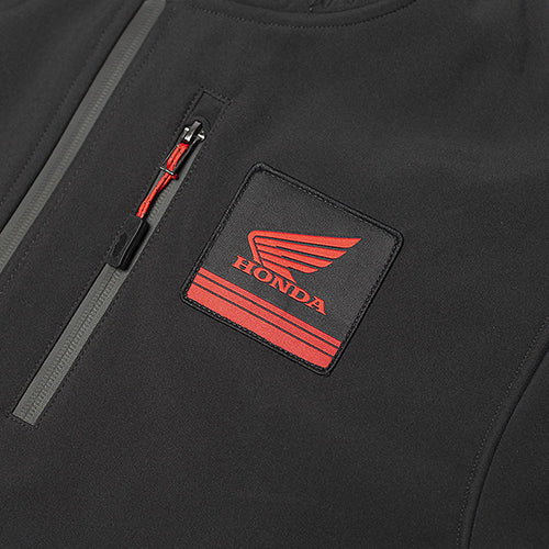 Factory Effex Honda Soft-Shell Jacket in Charcoal – XL