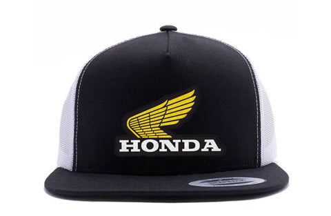Factory Effex Honda Classic Snapback Hat - Black and White Mesh OS
