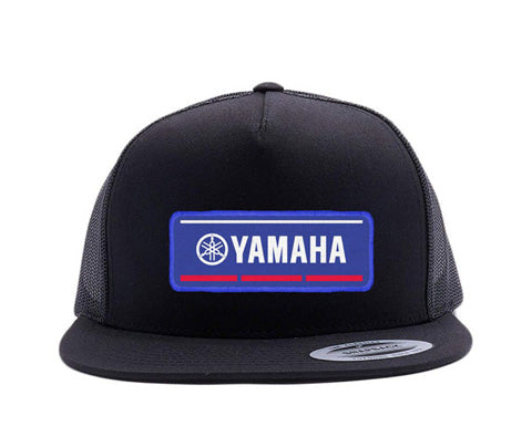 Factory Effex Yamaha Vector Snapback Hat - Black and Grey Mesh